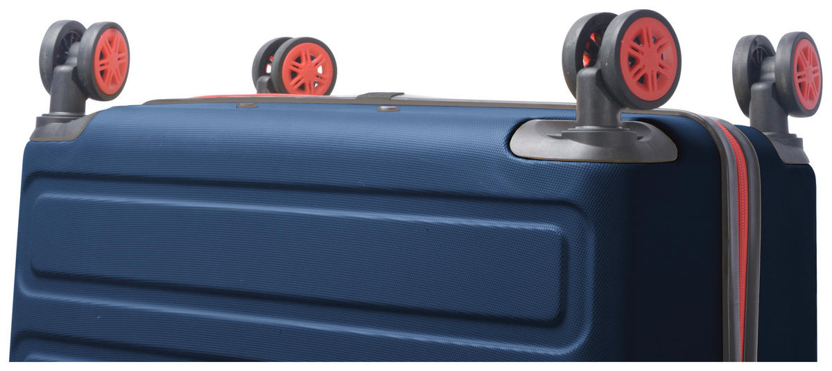 SET VALIZE DE CĂLĂTORIE - albastru, Design, plastic (53/76/30.5cm) - Schneiders