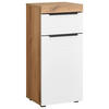 MIDISCHRANK 36/79/31 cm  - Weiss/Eichefarben, Basics, Holzwerkstoff/Kunststoff (36/79/31cm) - MID.YOU