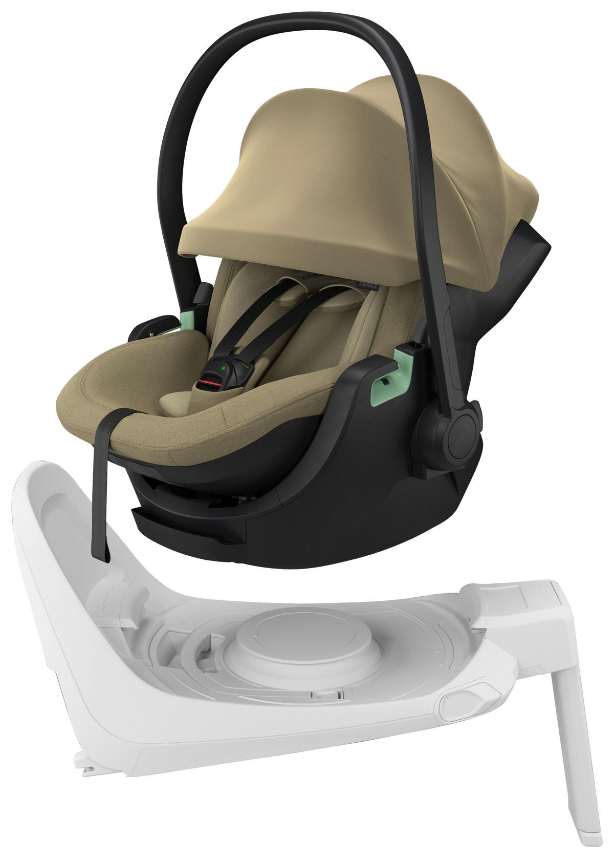 BABYSCHALE Maple  - Khaki, Basics, Kunststoff/Textil (44/61/72cm) - Thule