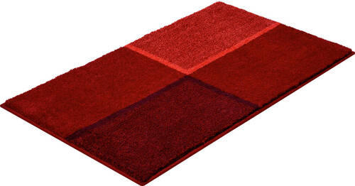 BADTEPPICH Rot 60/100 cm - Rot, Basics, Kunststoff/Textil (60/100cm) - Grund