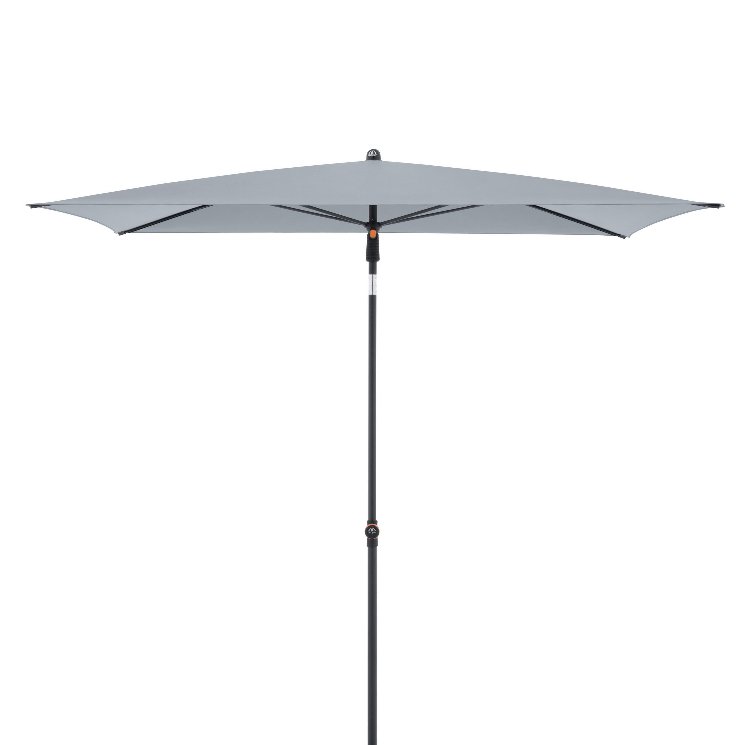 SENČNIK - antracit/svetlo siva, Basics, kovina/tekstil (190/125cm) - Doppler