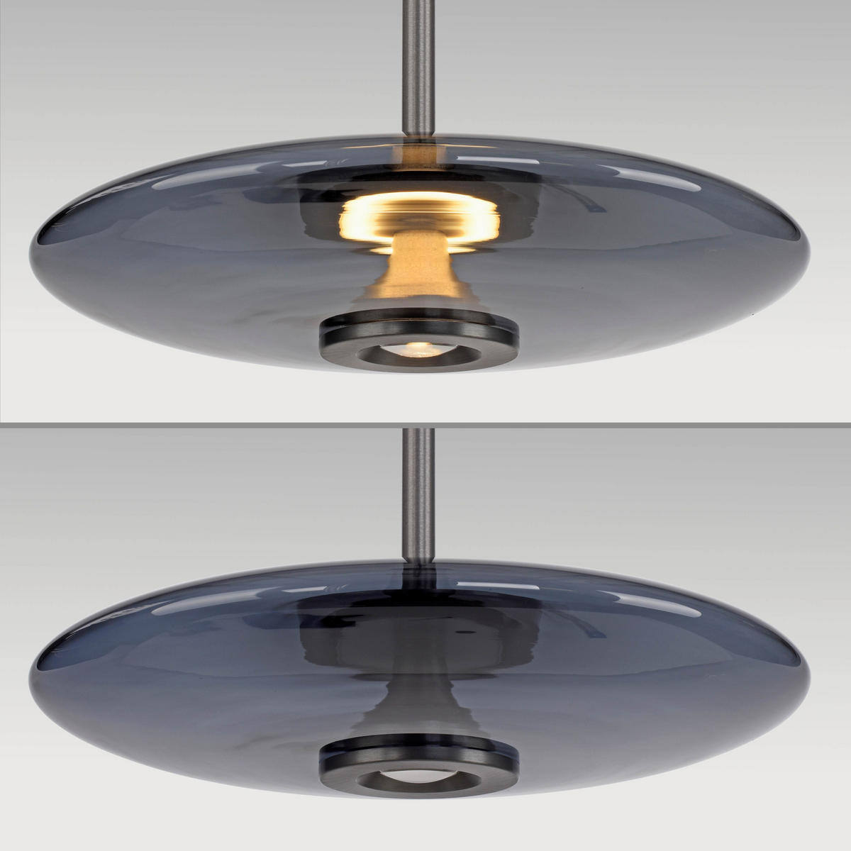 LED-PENDELLEUCHTE 45/45/240 cm  - Design, Glas/Kunststoff (45/45/240cm) - Neuhaus PURE