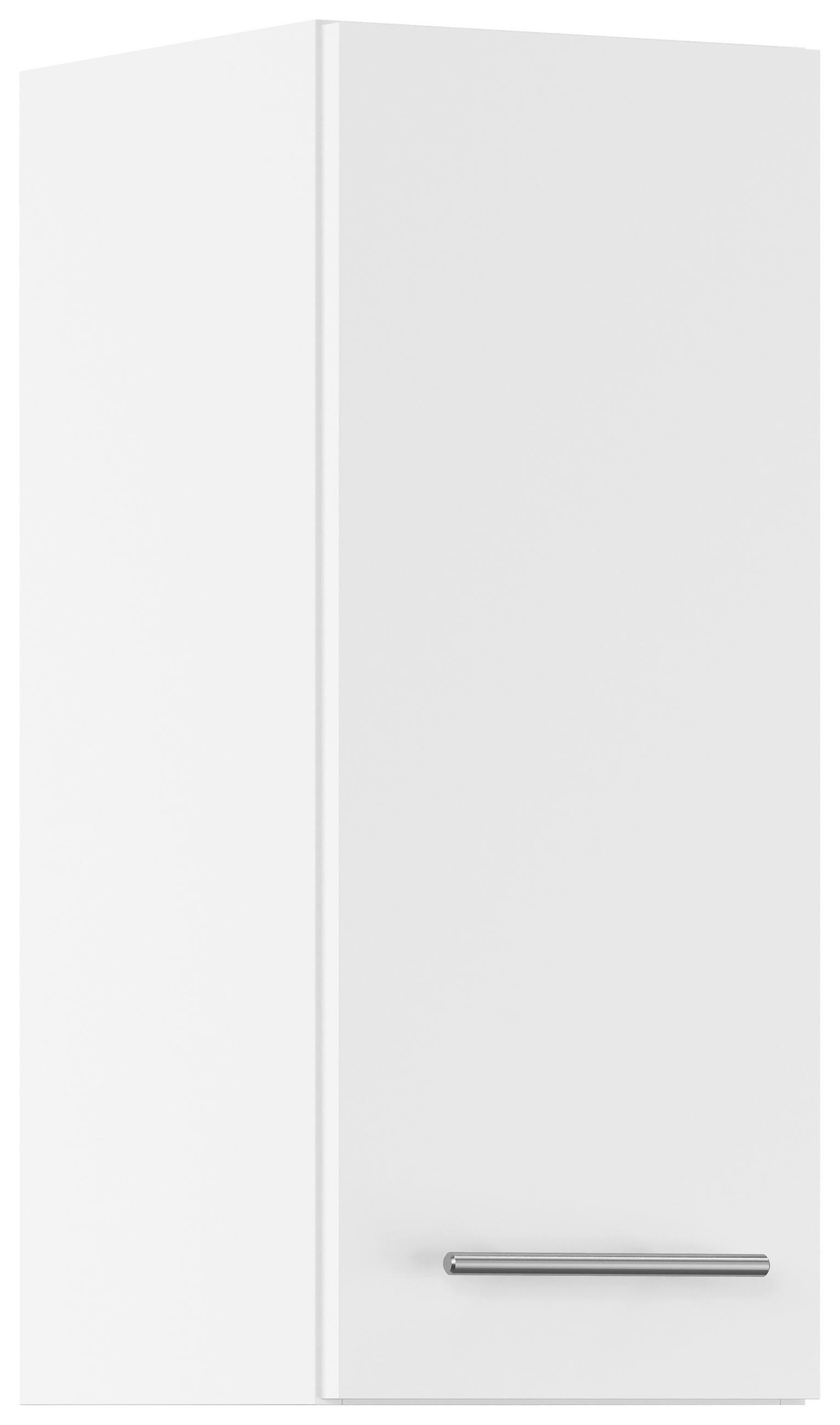 KÜCHENOBERSCHRANK 30/72,3/34,2 cm  in Weiß  - Edelstahlfarben/Weiß, Basics, Holzwerkstoff/Metall (30/72,3/34,2cm) - Impuls