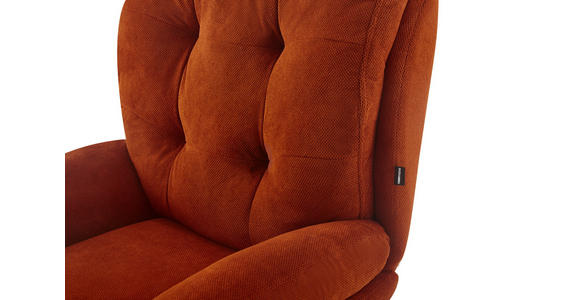 RELAXSESSELSET in Metall, Textil Schwarz, Rostfarben - Rostfarben/Schwarz, Design, Textil/Metall (75/97/88cm) - Carryhome