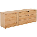 LOWBOARD Amaya  in 180/62/47 cm  - Eichefarben/Anthrazit, Natur, Holz/Holzwerkstoff (180/62/47cm) - Linea Natura