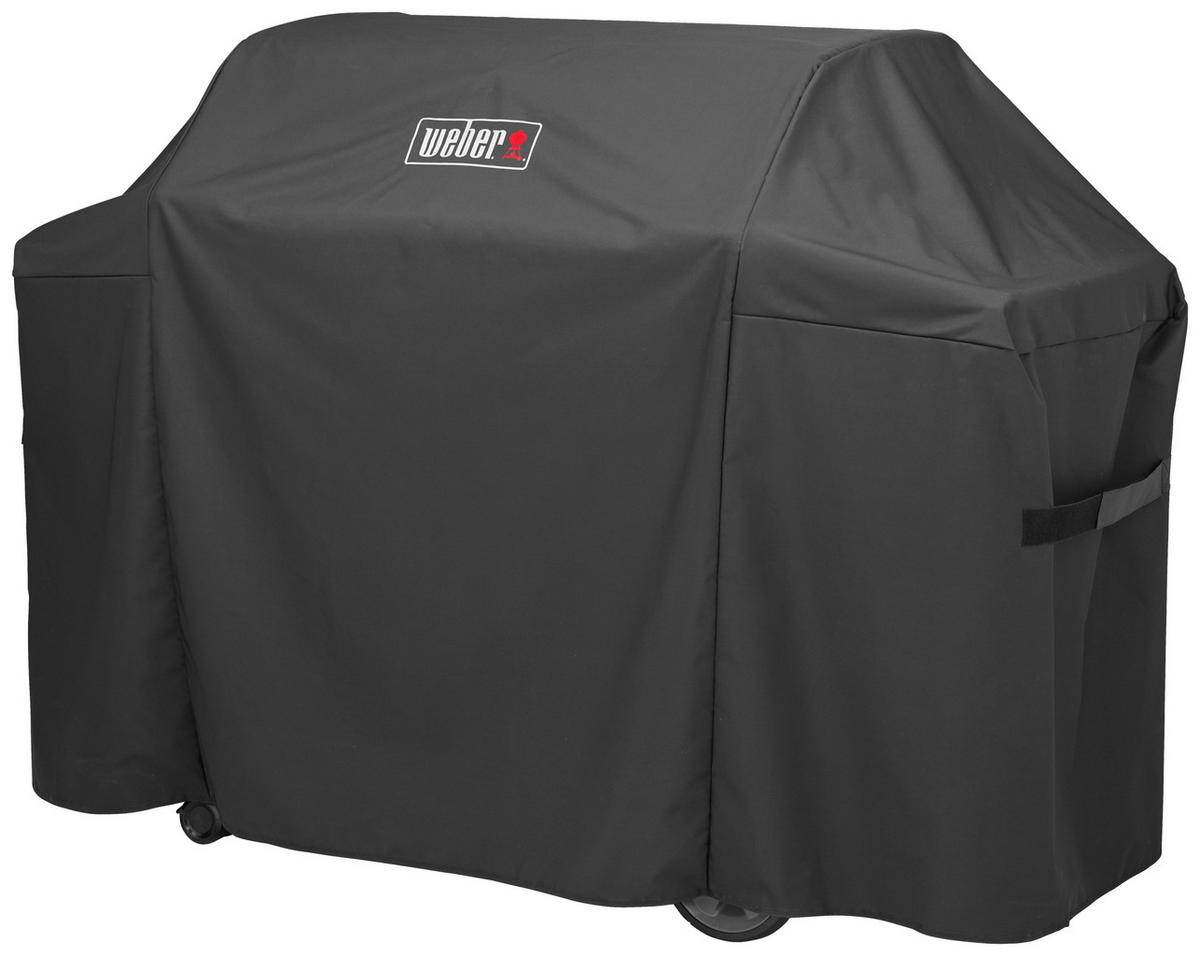 GRILLABDECKHAUBE 63.5/113/165 cm  - Schwarz, Basics, Kunststoff (63.5/113/165cm) - Weber Grill
