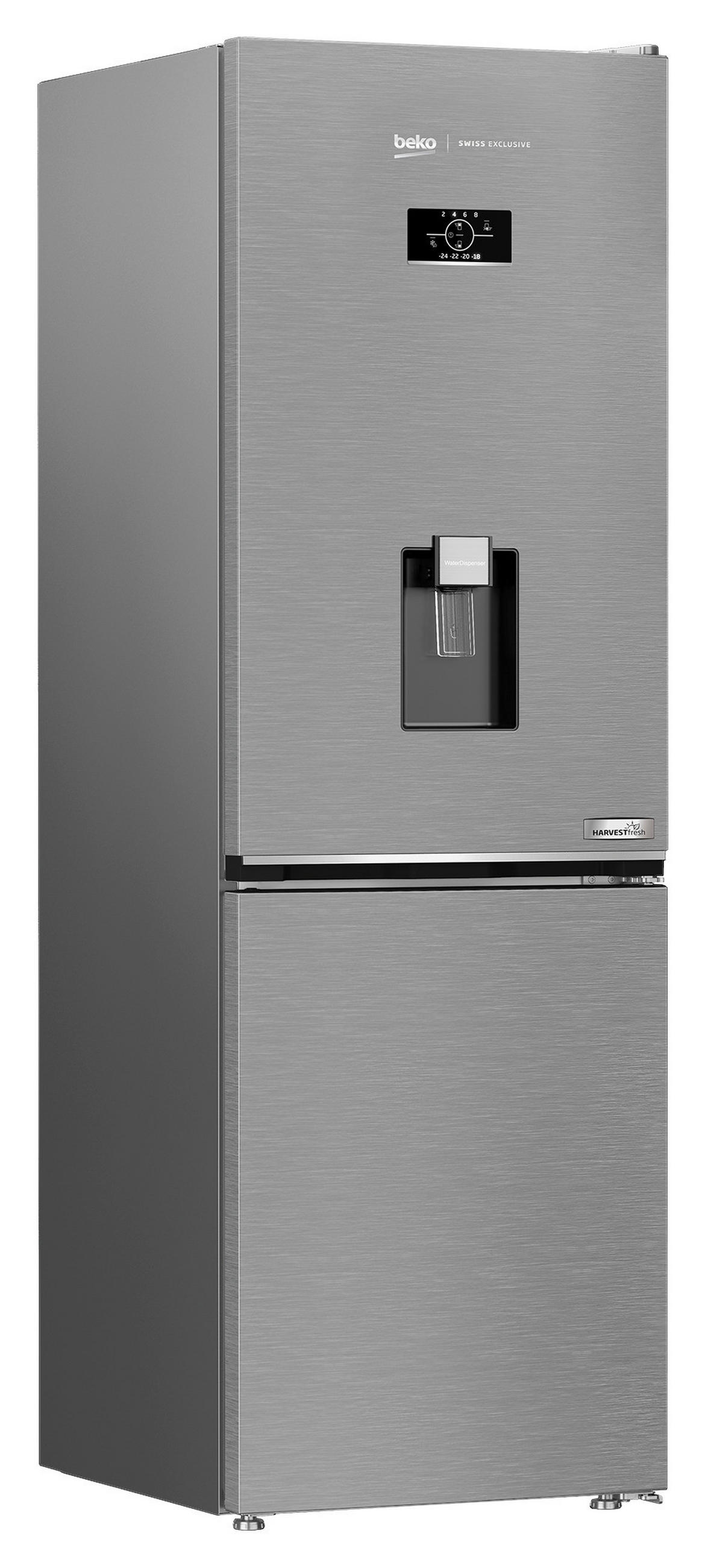 KÜHL-GEFRIER-KOMBINATION KG510  - Grau, Basics, Metall (186,5/59,5/66,3cm) - Beko