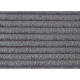 ECKSOFA Anthrazit Cord  - Anthrazit/Schwarz, Design, Textil/Metall (178/302cm) - Carryhome