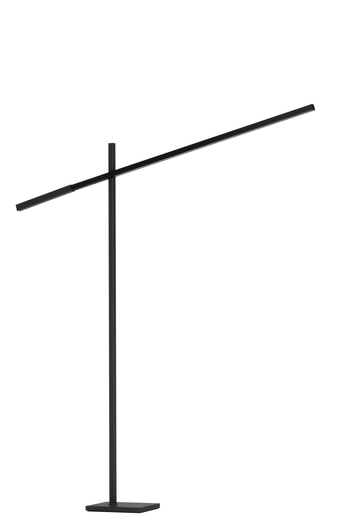 LED-STEHLEUCHTE 27-150/19/162-248 cm    - Schwarz, Design, Metall (27-150/19/162-248cm) - Dieter Knoll