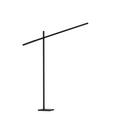 LED-STEHLEUCHTE 27-150/19/162-248 cm    - Schwarz, Design, Metall (27-150/19/162-248cm) - Dieter Knoll