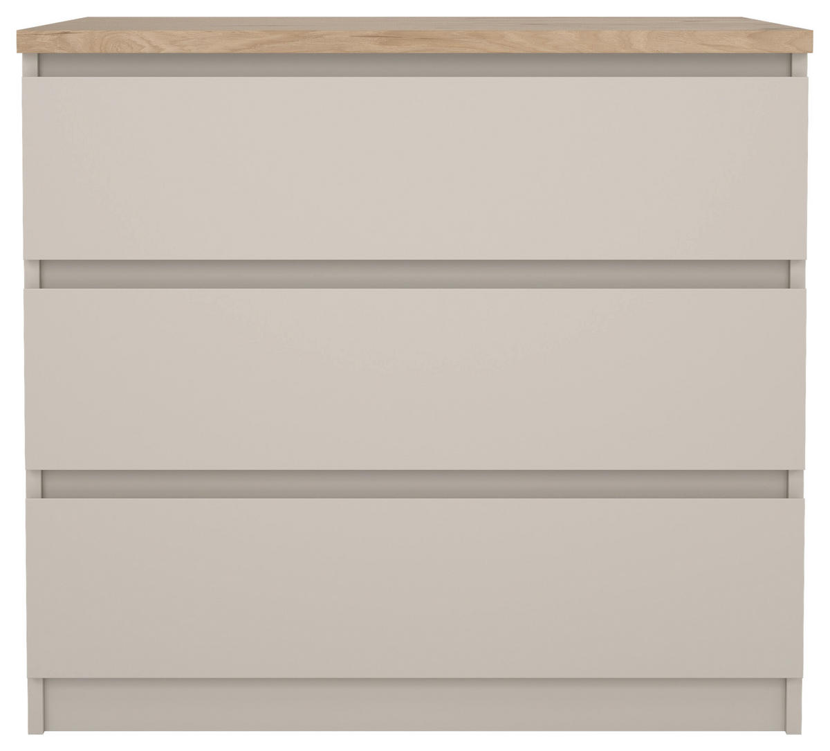 KOMMODE  in 77/70,1/50 cm  - Kaschmir/Eichefarben, Basics, Holzwerkstoff (77/70,1/50cm) - Boxxx