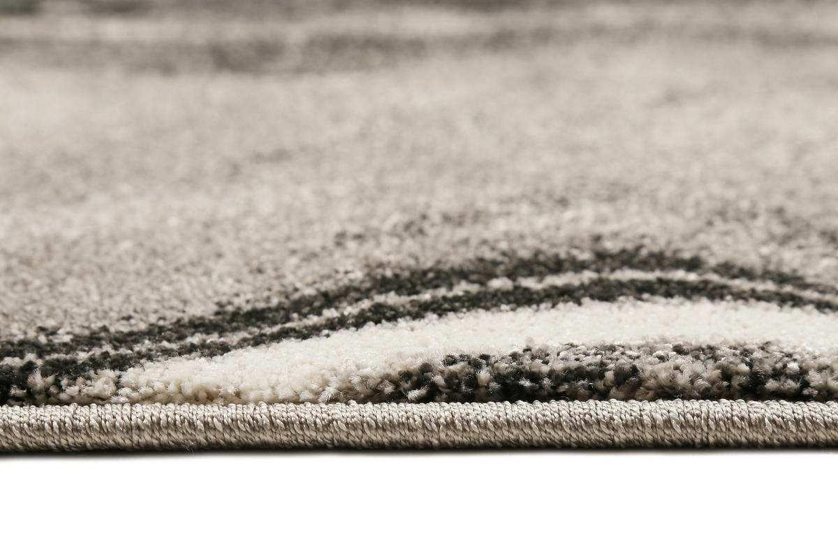 WEBTEPPICH 120/170 cm Voyage Grau, Hellgrau, Dunkelgrau  - Dunkelgrau/Hellgrau, KONVENTIONELL, Textil (120/170cm) - Novel