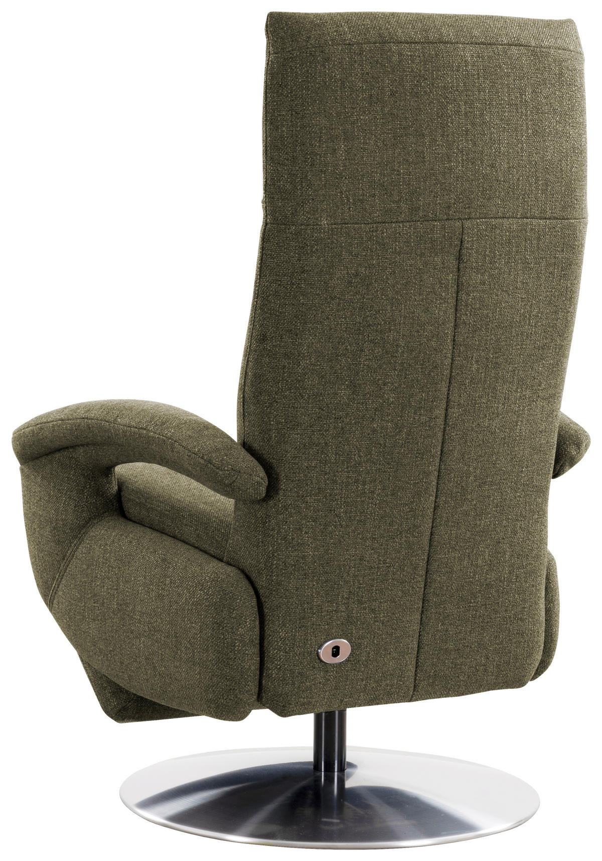 DREHSTUHL  in Flachgewebe Waldgrün  - Waldgrün/Chromfarben, Konventionell, Textil/Metall (74/112/82cm) - Sit & More