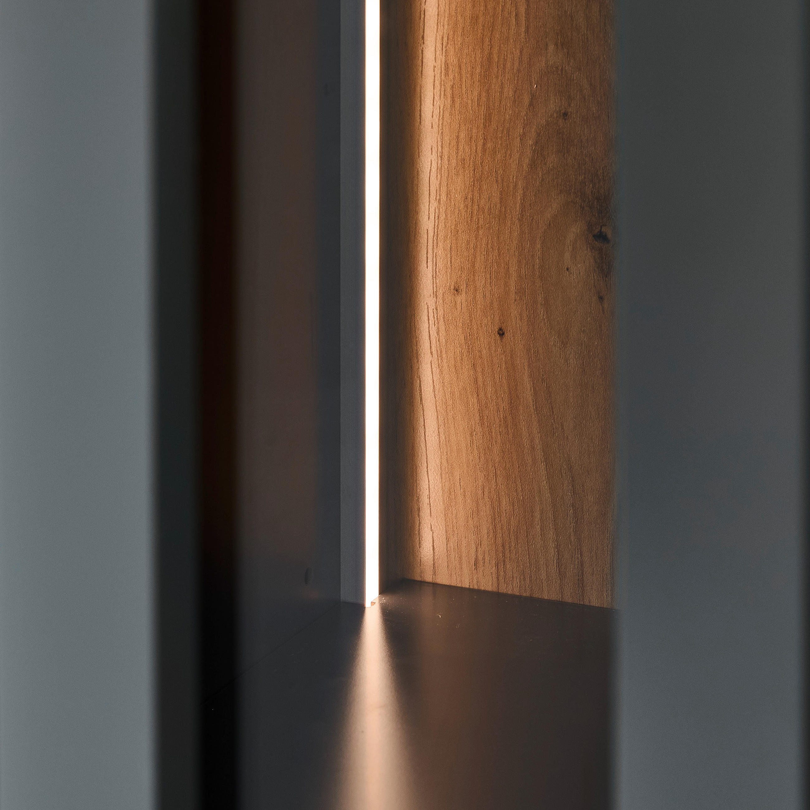 Thumbnail - Novel Kommode, Grau, Schwarz, Metall, Glas, Holzwerkstoff, 1 Fächer, 3 Schublade(n) Schubladen, 110x76.3x41.5 cm, Bsci, ...