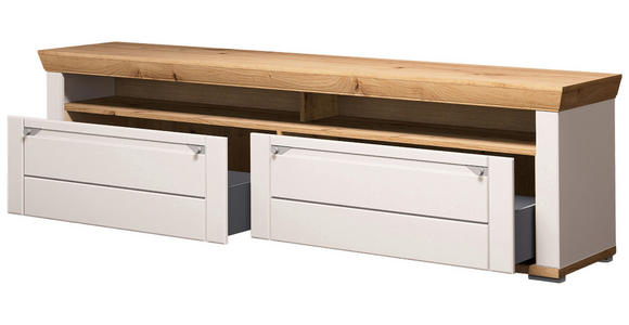 LOWBOARD Kaschmir, Eiche Artisan  200/61/53 cm  - Kaschmir/Eiche Artisan, ROMANTIK / LANDHAUS, Holzwerkstoff/Kunststoff (200/61/53cm) - Landscape