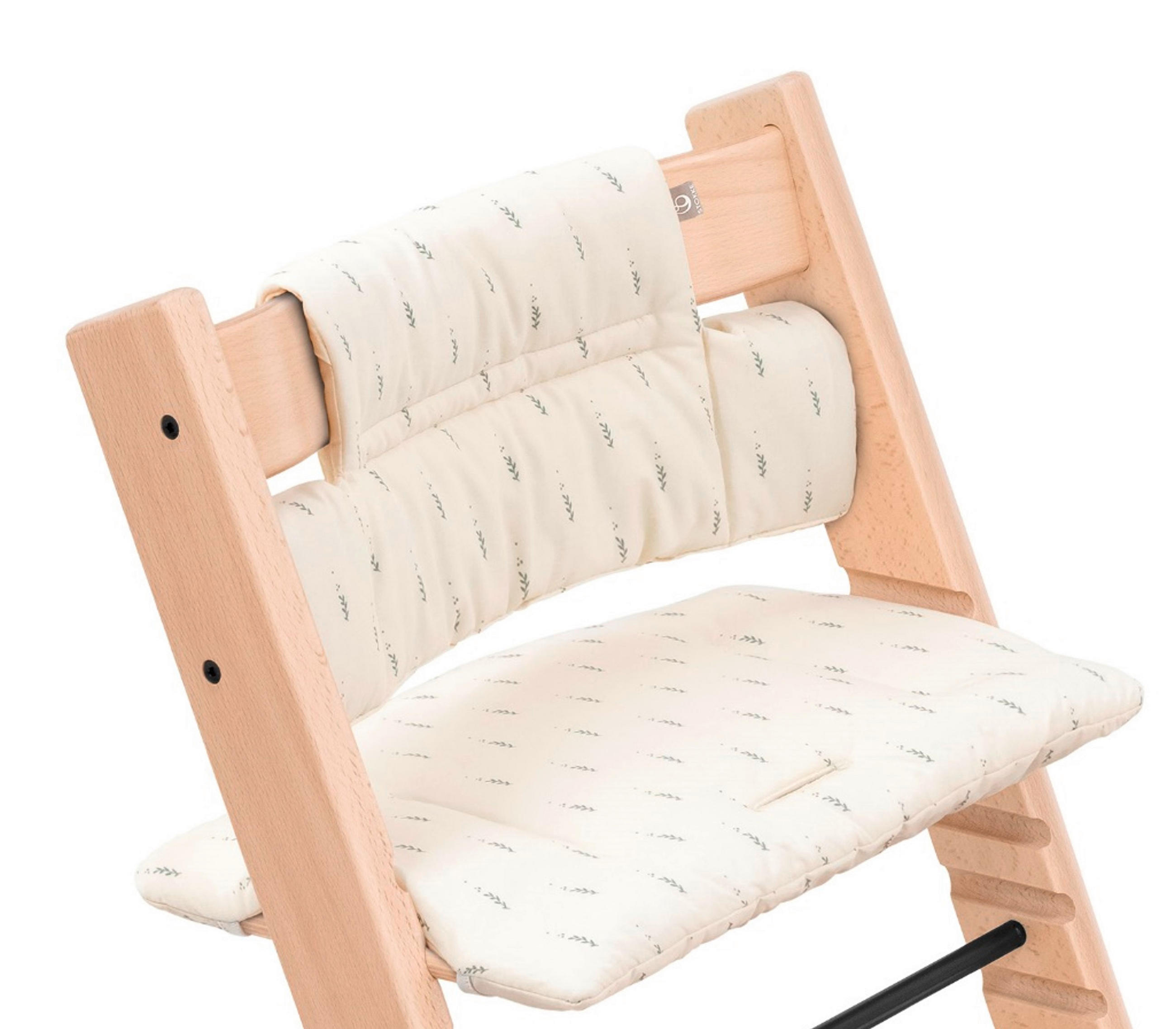 BLAZINA ZA STOL ZA HRANJENJE - siva, Basics, tekstil (28/21/7cm) - Stokke