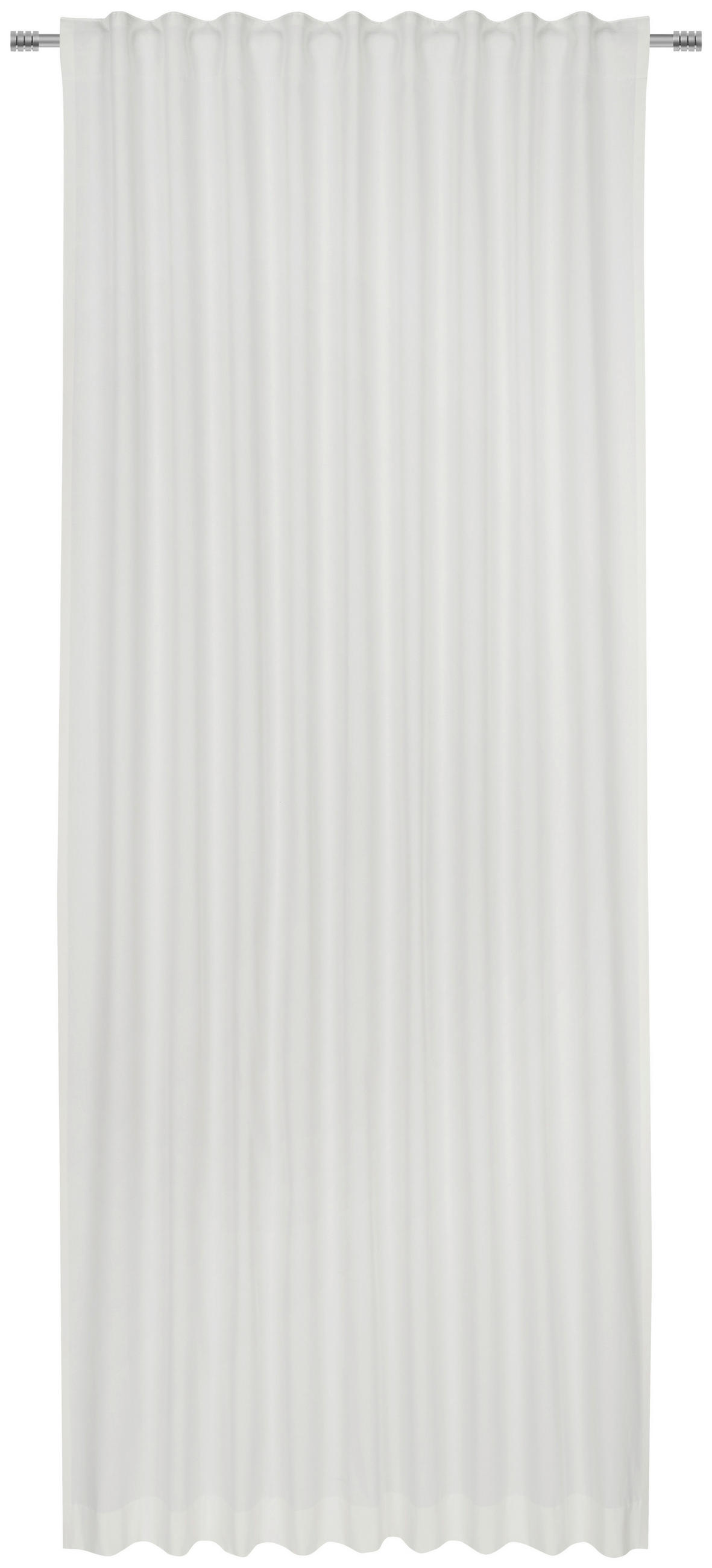 FERTIGVORHANG blickdicht  - Weiß, Basics, Textil (140/255cm) - Bio:Vio