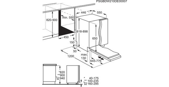 GESCHIRRSPÜLER DKDV1601XK  - Edelstahlfarben, Basics, Metall (44,6cm) - Dieter Knoll