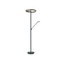 LED-STEHLEUCHTE Ben 45/180 cm  - Bronzefarben, MODERN, Metall (45/180cm) - elements by BANKAMP