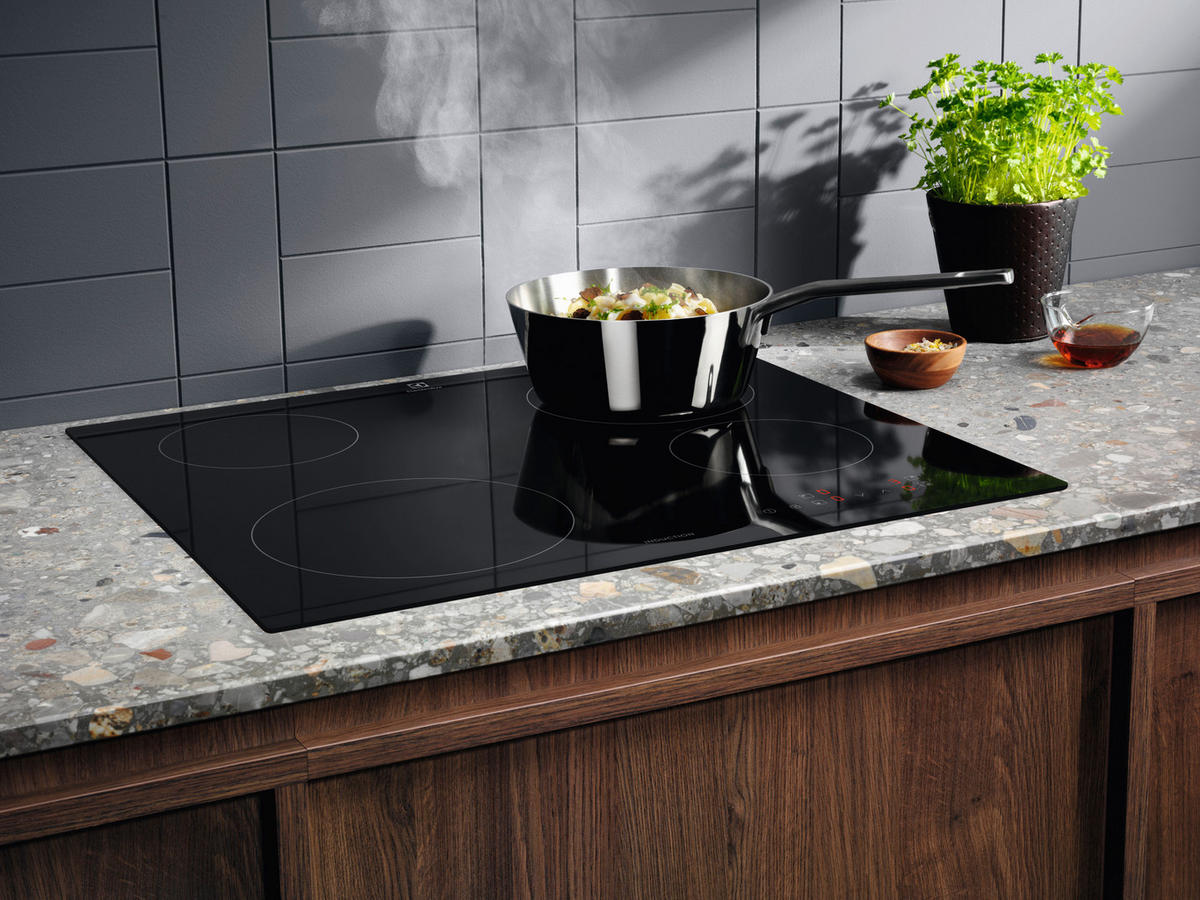 BACKOFENSET ELXB2K  - Schwarz, Basics, Glas/Metall (59,5/59,4/54,8cm) - Electrolux
