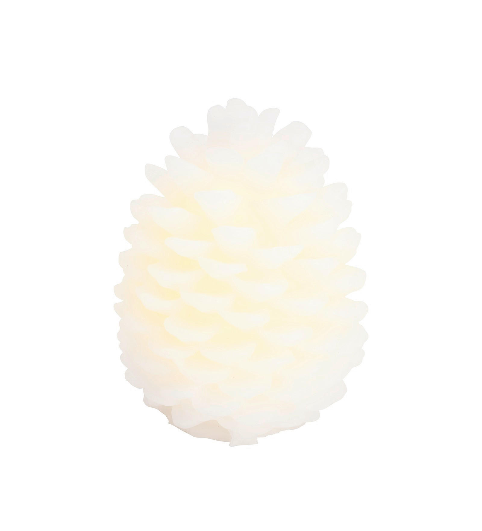 LED-KERZE  - Weiß, Basics, Naturmaterialien (10/13cm)