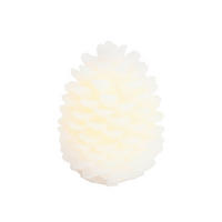 LED-KERZE  - Weiß, Basics, Naturmaterialien (10/13cm)