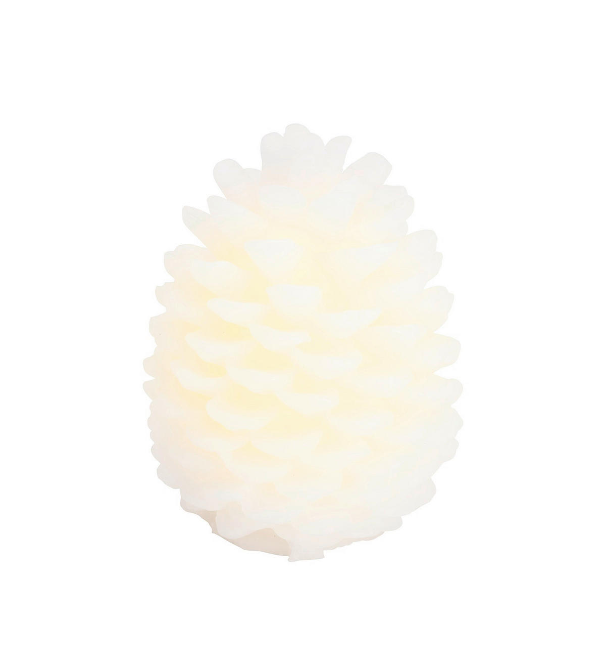 LED-KERZE  - Weiß, Basics, Naturmaterialien (10/13cm)
