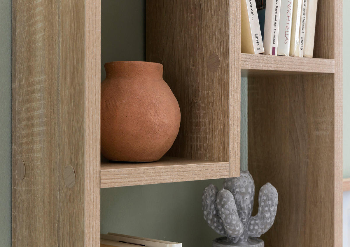 WANDREGAL 36/90/14,5 cm  - Eichefarben, Konventionell, Holzwerkstoff (36/90/14,5cm) - MID.YOU
