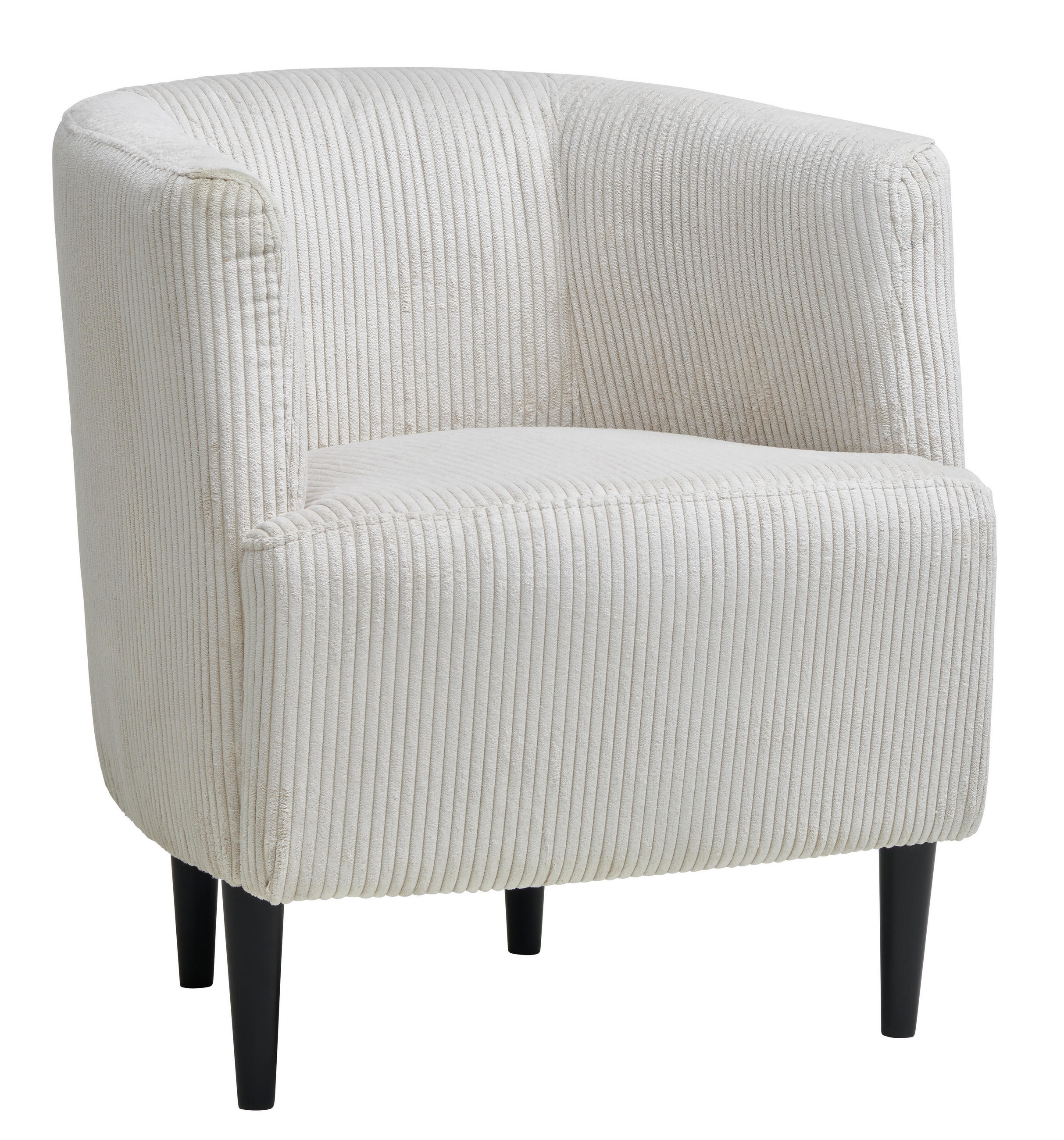 FOTEL - bézs/fekete, Lifestyle, textil/fa (70/70/75cm)