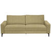 3-SITZER-SOFA in Flachgewebe Gelb, Hellgrün  - Gelb/Schwarz, Design, Textil/Metall (218/86/97cm) - Hom`in
