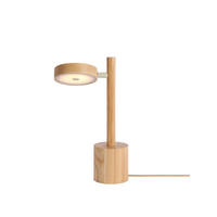 TISCHLEUCHTE Good & Mojo 21/21/35 cm  - Eschefarben/Weiß, Trend, Holz (21/21/35cm) - Good & Mojo