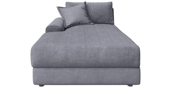 BIGSOFA Cord Dunkelgrau  - Dunkelgrau/Schwarz, MODERN, Kunststoff/Textil (117/93/190cm) - Carryhome