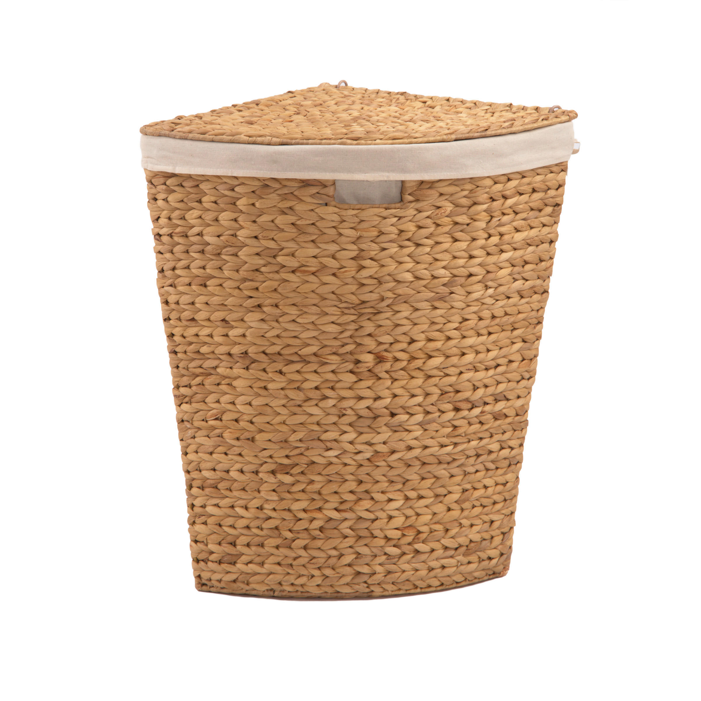 WÄSCHESAMMLER - Braun, Basics, Naturmaterialien (52/38/57cm)