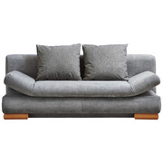 SCHLAFSOFA in Textil Grau - Grau, Design, Holz/Textil (200/87/93cm) - Venda