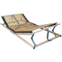 LATTENROST 90/200 cm Kopfteil, Fußteil, Mittelzone verstellbar, Birke  - Birkefarben, Basics, Holz (90/200cm) - Boxxx