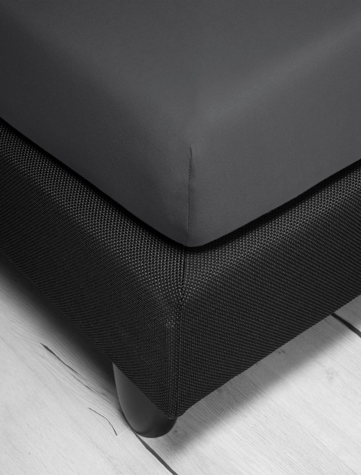 SPANNBETTTUCH Jersey 100/200 cm  - Hellgrau, KONVENTIONELL, Textil (100/200cm) - Irisette