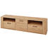 LOWBOARD - Eichefarben/Schwarz, KONVENTIONELL, Holzwerkstoff (205/51/50cm) - Cantus LOWBOARD - Eichefarben/Schwarz, KONVENTIONELL, Holzwerkstoff (205/51/50cm) - Cantus