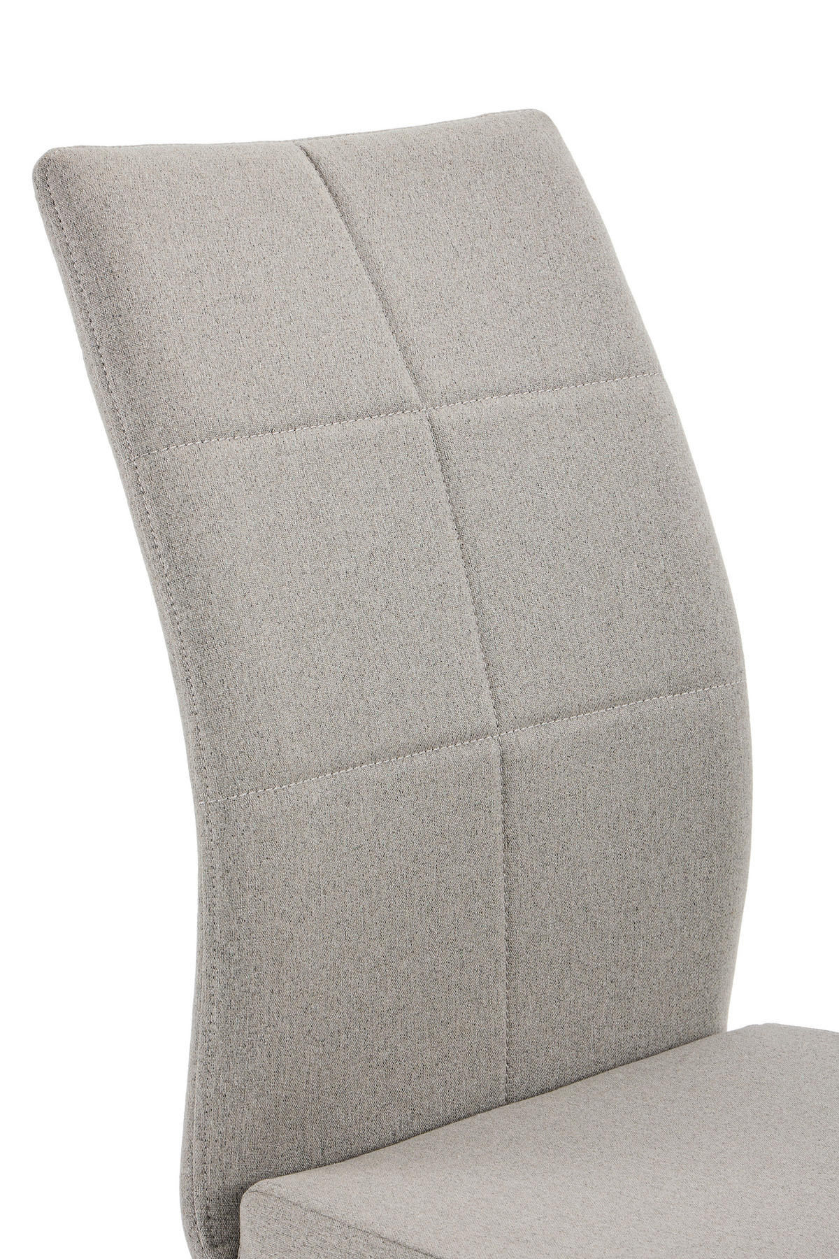 SCHWINGSTUHL-SET 4 Stück  in Stahl Webstoff  - Schlammfarben/Schwarz, MODERN, Textil/Metall (43/98/60cm) - MID.YOU