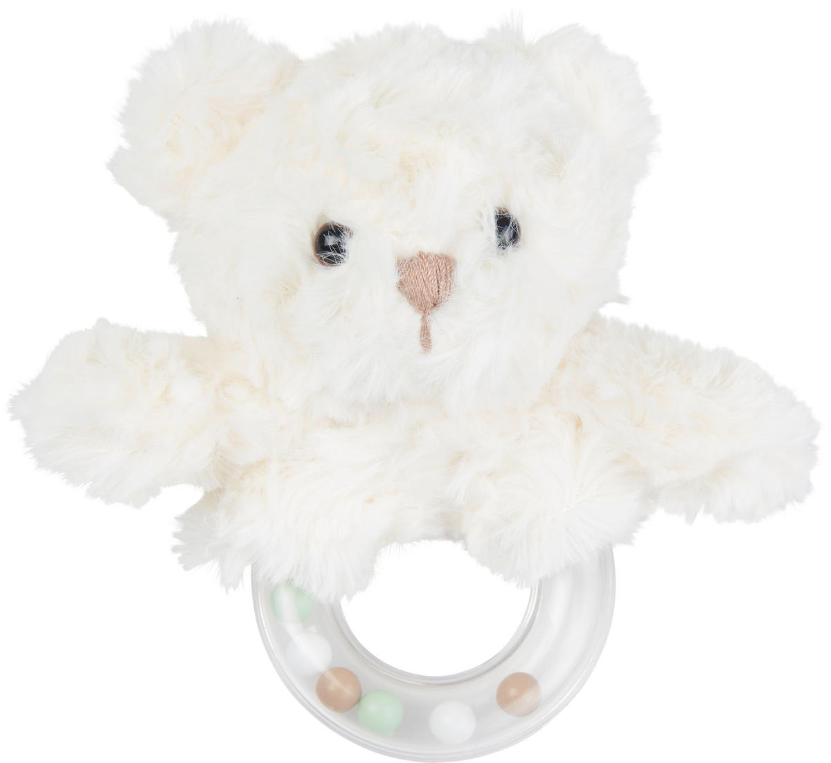 RASSEL BOBBY  - Weiss, Basics, Kunststoff/Textil (12cm) - Patinio