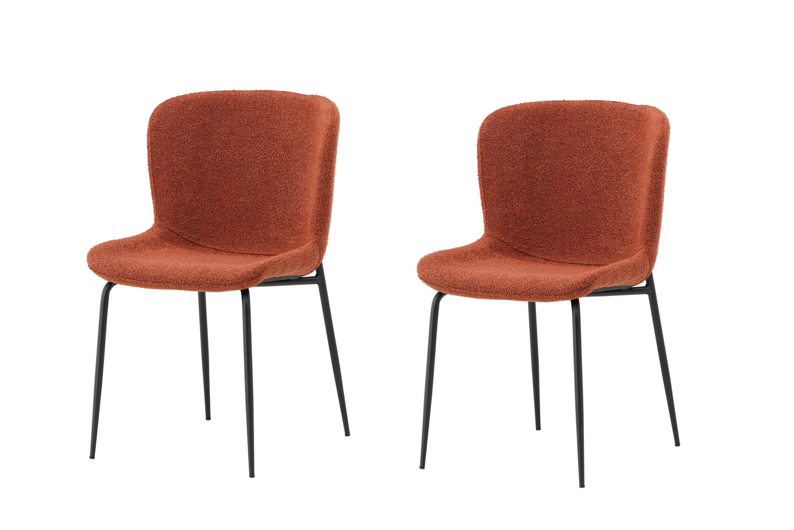 STOL     - svart/rostfärgad, Modern, metall/textil (48/79,5/54cm) - Livetastic