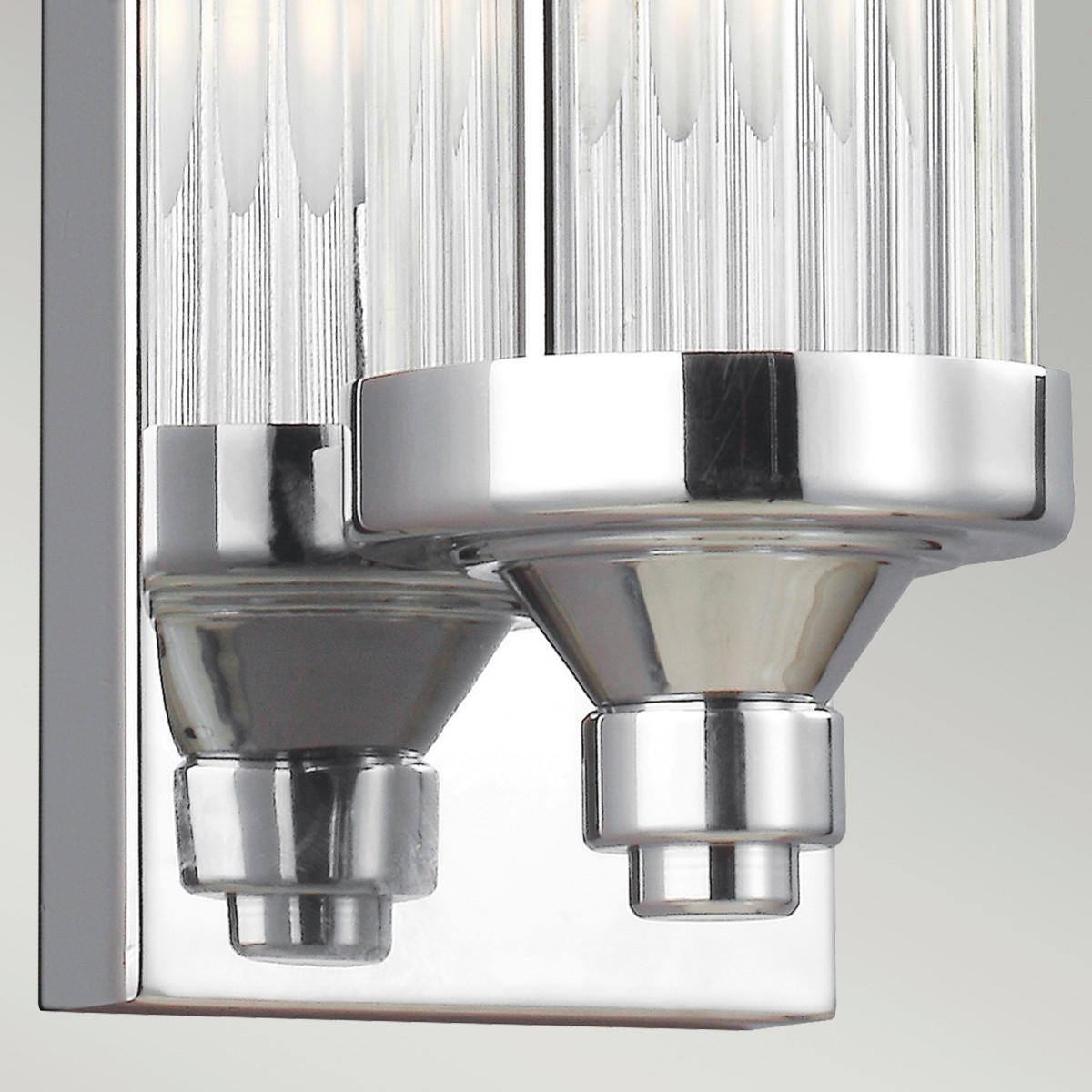BADEZIMMER-WANDLEUCHTE - Chromfarben, Konventionell, Glas/Metall (12.1/73.7/14.4cm) - Elstead Lighting