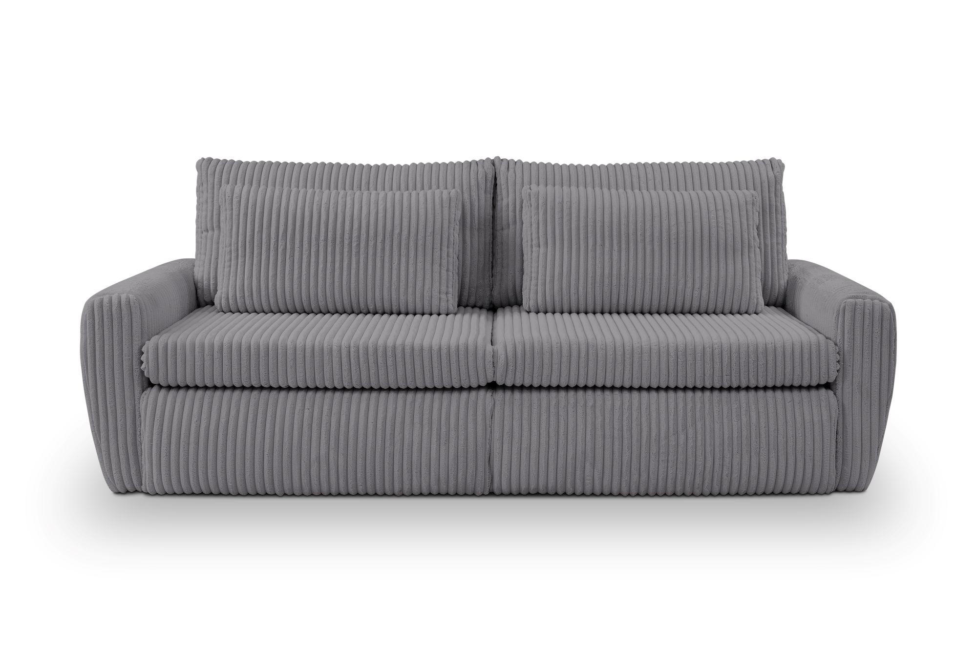 3-Sitzer-Sofa Mit Schlaffunktion Mevi Anthrazit