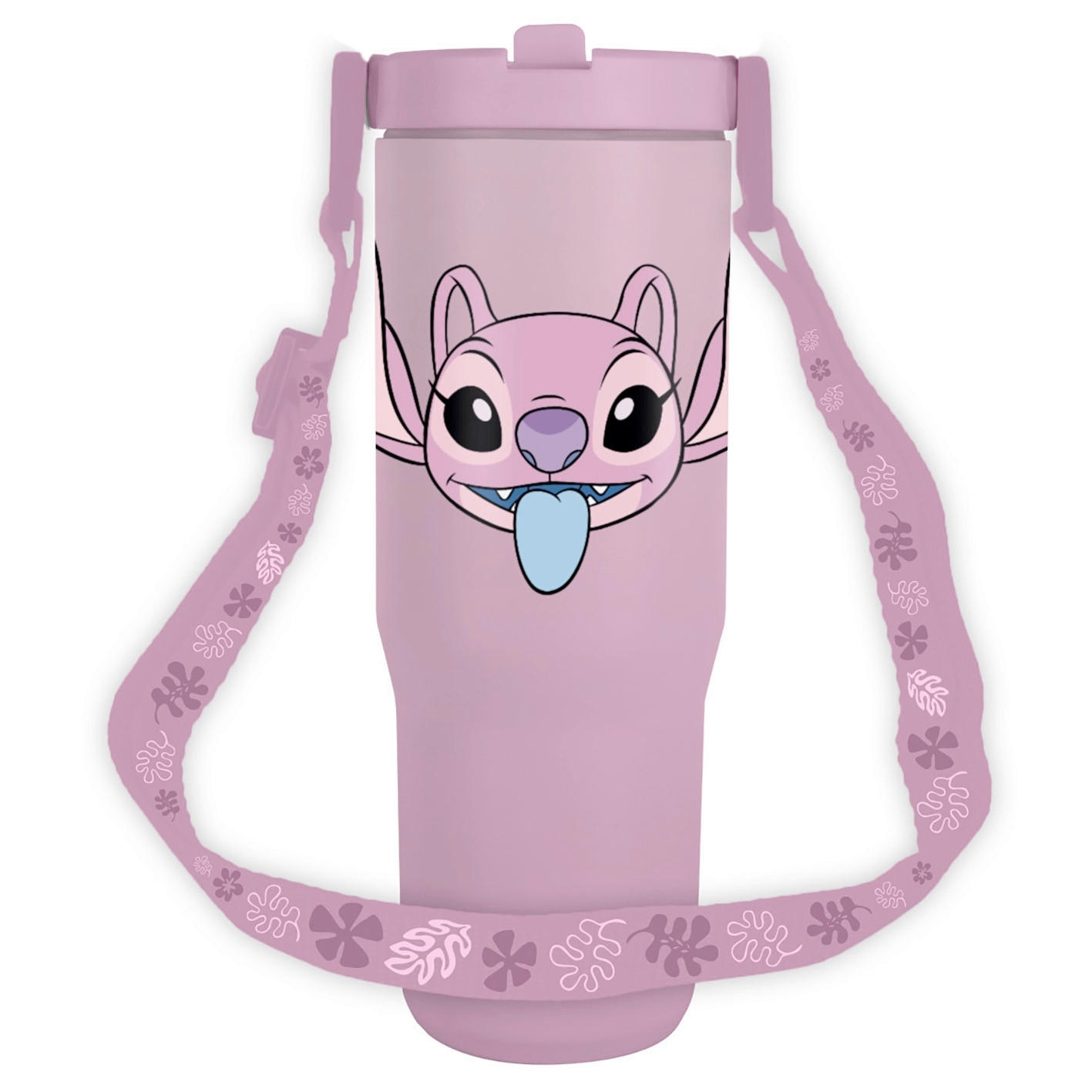 TRINKFLASCHE 0,85 l Stitch  - Multicolor, Trend, Kunststoff/Textil (25,5/10,5/9,8cm) - Disney