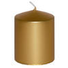 STUMPENKERZE  - Goldfarben, KONVENTIONELL (7,7cm)