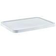 DECKEL  - Hellgrau, Basics, Kunststoff (28/38,5cm) - Homeware