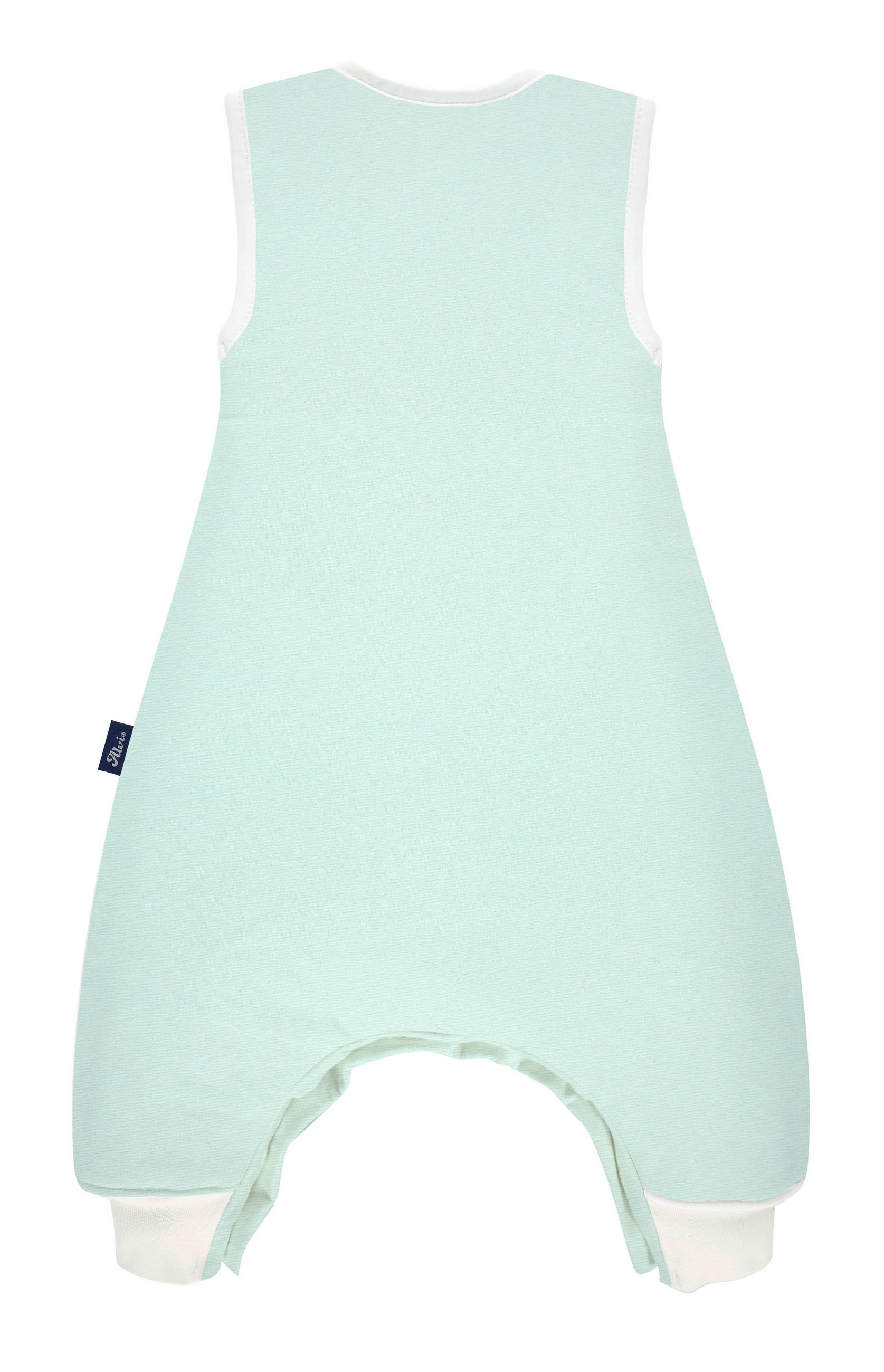 BABYSCHLAFSACK Sleep-Overall    110cm   - Weiß/Mintgrün, Basics, Textil (110cmnull) - Alvi