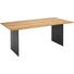 ESSTISCH in Holz, Metall 300/100/77 cm - Eichefarben/Grau, Design, Holz/Metall (300/100/77cm) - Bert Plantagie ESSTISCH in Holz, Metall 300/100/77 cm - Eichefarben/Grau, Design, Holz/Metall (300/100/77cm) - Bert Plantagie