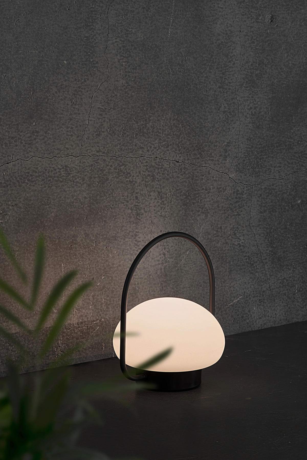 AKKU-TISCHLEUCHTE 22/27 cm  - Schwarz/Weiß, Design, Kunststoff/Metall (22/27cm) - Nordlux