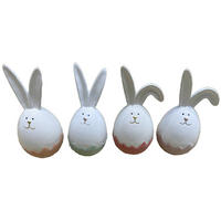 DEKOHASE - Blau/Gelb, LIFESTYLE, Keramik (7,5/15,5cm)