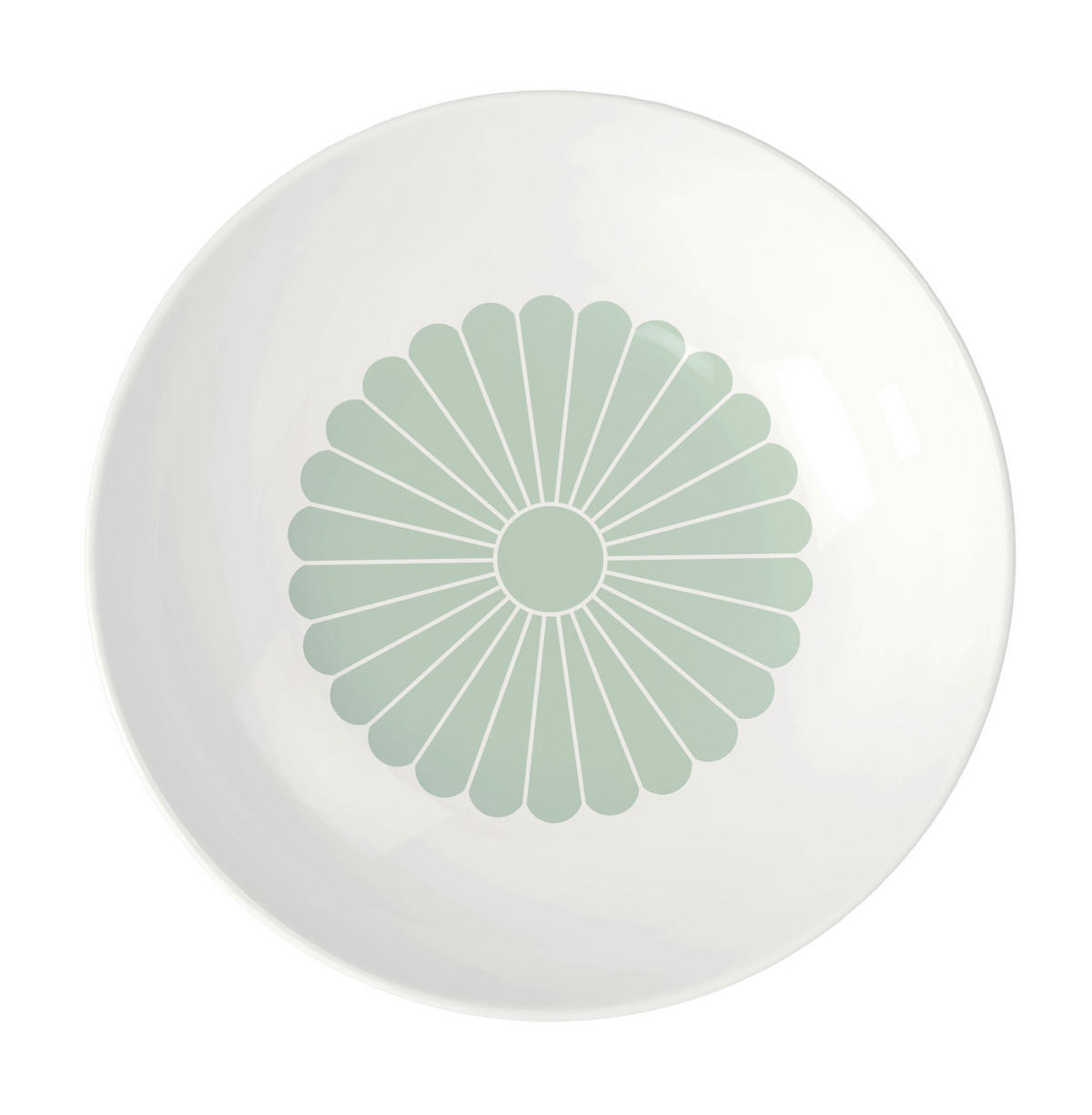PASTATELLER Fleu Vert 24/5 cm  - Weiss/Salbeigrün, Design, Keramik (24/5cm) - Villeroy & Boch